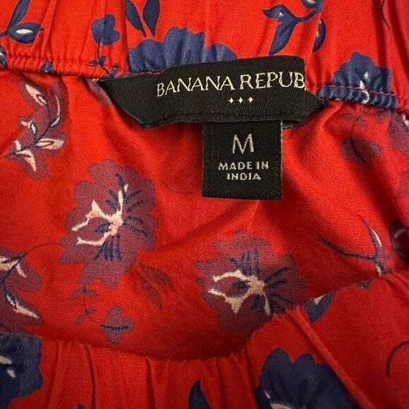 Banana Republic off shoulder floral blouse size Medium - Picture 4 of 4